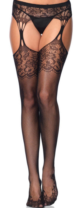 Leg Avenue Tear Drop Garterbelt Stockings Leg Avenue Tear Drop Garterbelt Stockings