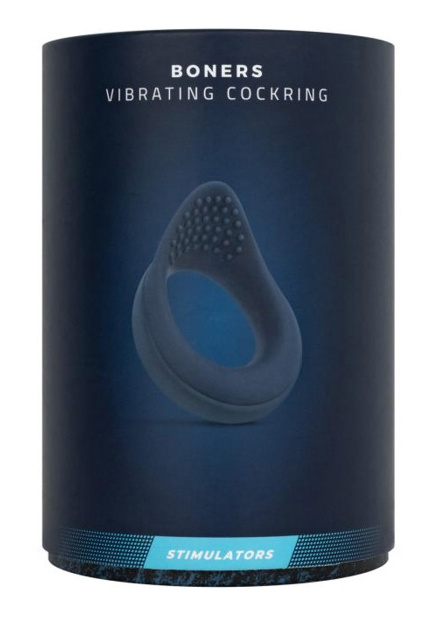 Boners Vibrating Cock Ring with Perineum Stimulation, vibrační erekční kroužek