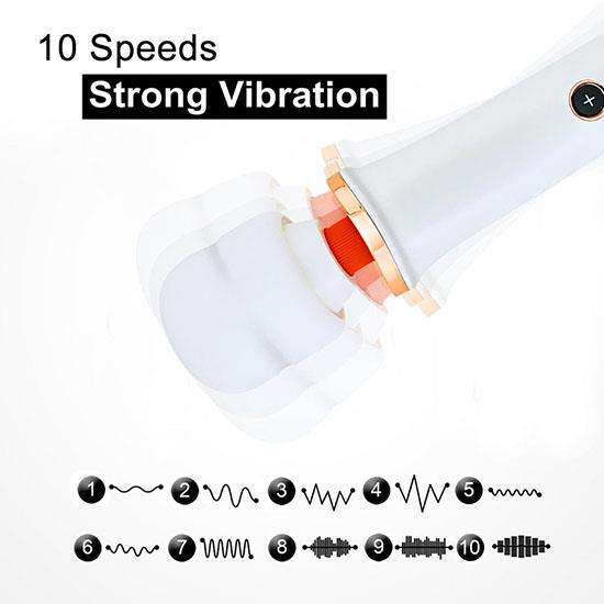 Boss Series Massager Super Powerful - Wand Vibrátor Černý