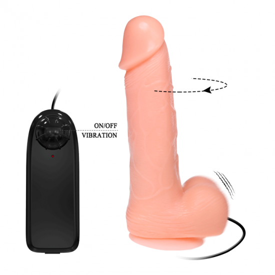 Dong Realistic Dildo Rotation And Vibration