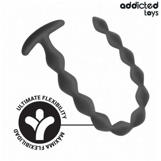 Addicted Toys Extra Long Silicone Anal Plug, extra dlouhá anální hračka