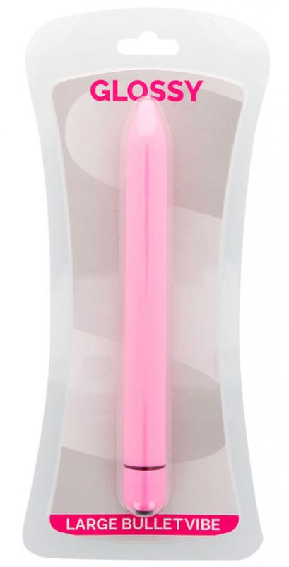 Glossy Slim Vibrator Pink