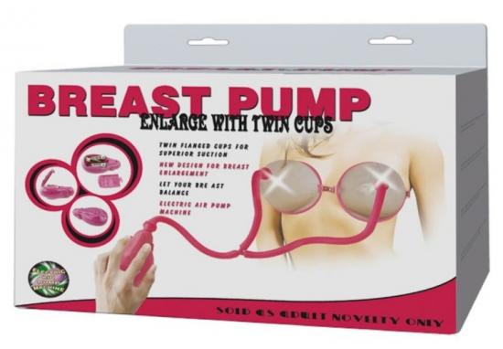 Vakuová pumpa na prsa zvětšení ELETRIC DREAM TOYS BREAST ENLARGEMENT PUMP