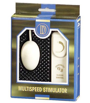 Eggvibrator Bílé plastové vibrační vajíčko White
