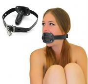 Penis Mouth Gag With Lock Penis Mouth Gag With Lock