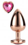 Dream Toys Gleaming Love Plug Rose Gold Medium
