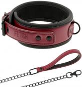 FETISH SUBMISSIVE DARK ROOM COLLAR WITH LEASH FETISH SUBMISSIVE DARK ROOM COLLAR WITH LEASH