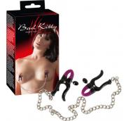 Silikonové svorky na bradavky BK Silicone Nipple Clamps Silikonové svorky na bradavky BK Silicone Nipple Clamps