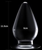 Lovetoy Flawless Clear Prostate Plug 4.5" Lovetoy Flawless Clear Prostate Plug 4.5"