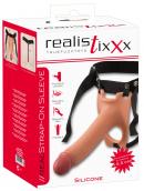 Realistixxx Strap on hinged, hollow, lifelike Realistixxx Strap on hinged, hollow, lifelike