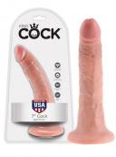 King Cock - Dual Density Cock 7 Inch Flesh King Cock - Dual Density Cock 7 Inch Flesh
