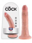 King Cock - Dual Density Cock 7 Inch Flesh