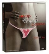Candy string Jedlá tanga se srdíčkem