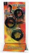 GET HARD-THREE RINGS-BLACK GET HARD-THREE RINGS-BLACK