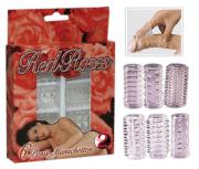 Sada návleků na penis Red Roses Penismanschetten 6 ks
