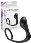 Anal Fantasy Ass-Gasm Cockring Plug - Anální kolík s erekčním kroužkem