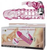 Baile Ultimatelove Sleeve 10 Vibration Functions - Vibrační návlek na penis