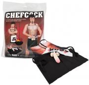 Apron CHEFCOCK - žertovná pánská zástěra Apron CHEFCOCK - žertovná pánská zástěra