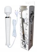Boss Series Magic Wand Cable - Wand Vibrátor Bílý