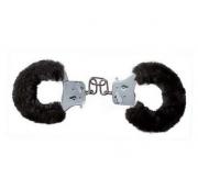 Furry Cuffs Black Plush- Pouta Furry Cuffs Black Plush- Pouta