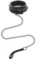 Fetish Submissive Collar With Leash