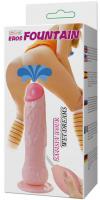 Baile - Realistické ejakulující dildo s přísavkou a samostatnou pumpou 20 x 4 cm