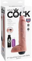 King Cock Dildo 11" s varlaty a výsřikem