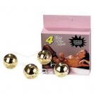 4 GOLD VIBRO BALLS
