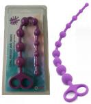 Long Fantasy Anal Beads Purple