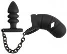 Black Velvets Cock cage with