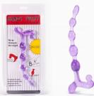 Bendy twist anal beads Purple