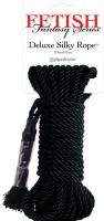 Fetish Fantasy Deluxe Silky Rope - Luxusní bondážní lano Černá