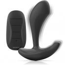 Black and Silver Dwayne Black anální kolík s vibrací a ovladačem