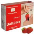 Box of 144 Red Strawberry condoms