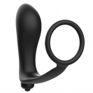 Addicted Toys Anal Massager + Vibrating Cock Ring
