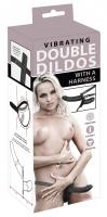 Dvojitý vibrační strap-on Vibrating Double Dildos