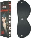 Bedroom Fantasies Faux Leather Blindfold Blac
