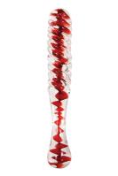 A&amp;E Eves Sweetheart Swirl Glass Dildo (22CM