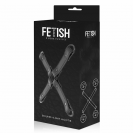 Čtyřsměrný bondážní kříž Fetish Submissive BOUND 4 WAY HOGTIE