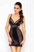 Passion WILMA CHEMISE black XXL/XXXL