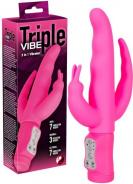 Vibrátor Triple Vibe Pink