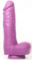 Anton Realistic Dildo Purple 21.5 Cm