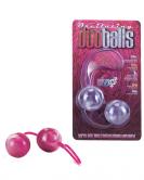 Marbilized Venušiny kuličky DUO BALLS - LAVENDER, růžová