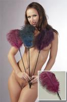 Fetish Collection - dráždidlo ze pštrosího peří růžové