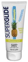 HOT Superglide Edible Waterbased Lubricant Pineapple 75ml