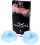 Blue Light Marabou Handcuffs