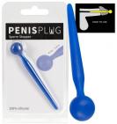 You2Toys Penis Plug Sperm Stopper modrý silikonový dilatátor 96 x 4 - 8 mm