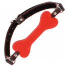 Darkness Bone Gag Silicone roubík ve tvaru psí kosti 14.8 x 2.5 cm