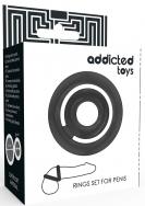 Addicted Toys Potenz C-Ring Penis Black